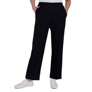 Alfred Dunner Women's Proportioned Short Studio Pants Black 12